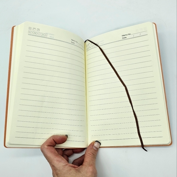 Tree of Life Faux Leather Journal Bamboo Pen Inspirational Bookmark Set Tan Pink - Picture 6 of 12